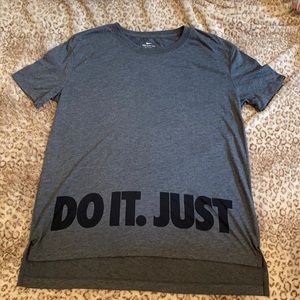 Nike “just do it” workout tee